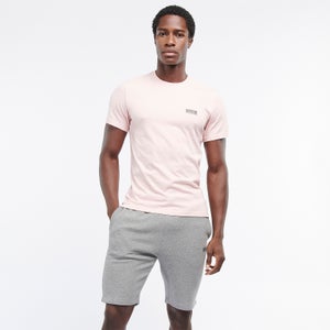 Barbour International Men's Small Logo T-Shirt - Pink Cinder