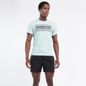 Barbour International Men's Essential Large Logo T-Shirt - Pastel Spruce