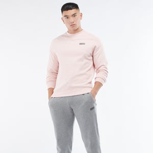 Barbour International Men's Essential Sweatshirt - Pink Cinder