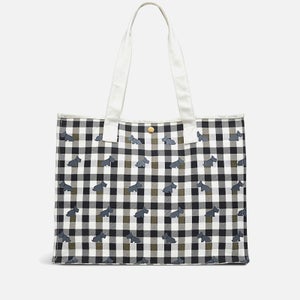 Radley Women's Checked Dog Open Top Tote Bag - Chalk