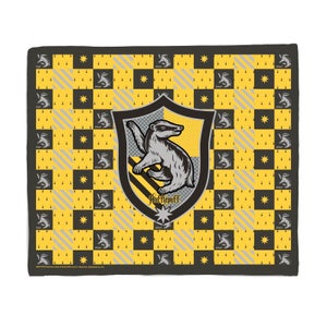 Harry Potter Hufflepuff Fleece Blanket - Large (150cm x 200cm)