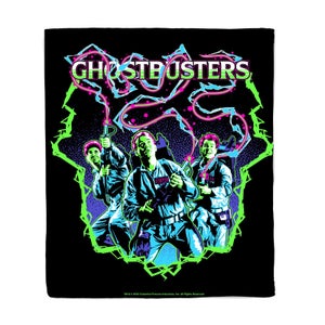 Ghosbusters 80's Neo Fleece Blanket - Large (150cm x 200cm)