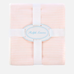 Polo Ralph Lauren Girls' Baby Essential Blanket - Delicate Pink / Whit