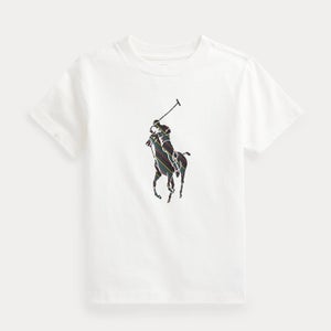Ralph Lauren Boys' Horse T-Shirt - Deckwash White