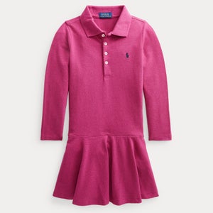 Ralph Lauren Girls' Polo Dress - Vibrant Pink Heather
