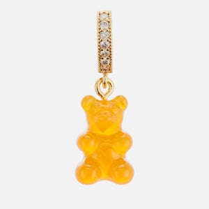 Crystal Haze Women's Pave Nostalgia Bear Pendant - Fanta