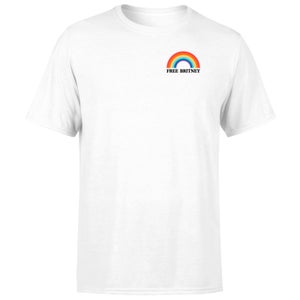 Free Britney Rainbow Pride Men's T-Shirt - White