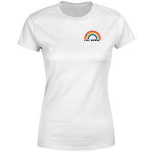 Free Britney Rainbow Pride Women's T-Shirt - White