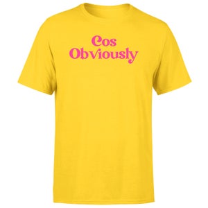 Cos Obviously Men's T-Shirt - Yellow