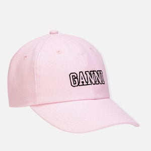 Ganni Women's Cotton Logo Cap - Sweet Lilac