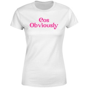 Cos Obviously Women's T-Shirt - White