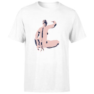 Nude Back Men's T-Shirt - White