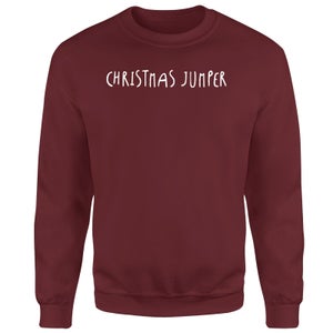 Generic Christmas Jumper Unisex Sweatshirt - Burgundy