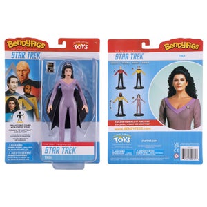 Noble Collection Star Trek Counseler Troi BendyFig 7.5 Inch Action Figure