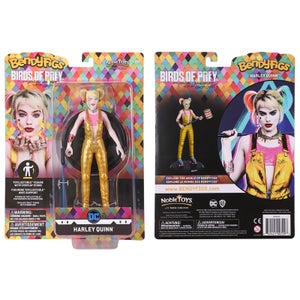 Noble Collection Birds of Prey Harley Quinn BendyFig 7.5 Inch Action Figure