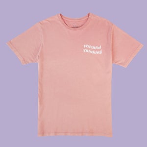 Pusheen Witchful Thinking Unisex T-Shirt - Pink Acid Wash