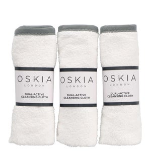Oskia Dual Active Cleansing Cloth x3