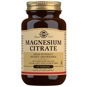 Solgar Minerals Magnesium Citrate Tablets x 60