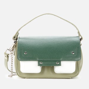 Núnoo Women's Small Honey Florence LWG Leather Shoulder Bag - Mix Green