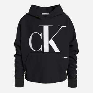 Calvin Klein Girls' Mini Monogram Ck Hoodie - Black