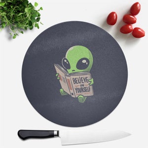 Believe In Yourself Round Chopping Board