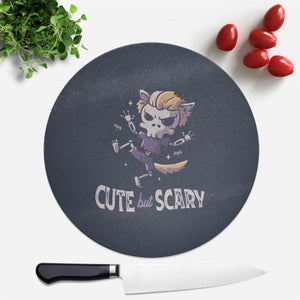 Cute But Scary Round Chopping Board