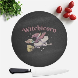 Witchicorn Round Chopping Board