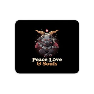 Peace Love And Souls Mouse Mat