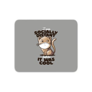 Socially Distant Cat Mouse Mat