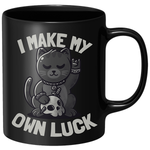 I Make My Own Luck Mug - Black