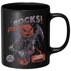 Rock Pumpkin Mug - Black