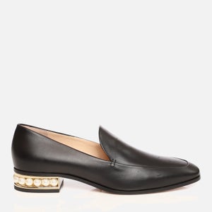 Nicholas Kirkwood Women's 25mm Casati Leather Loafers - Black