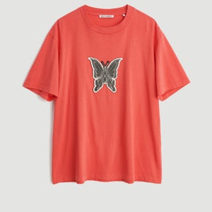 Our Legacy Men's Box T-Shirt - Raspberry Red Schmetterling