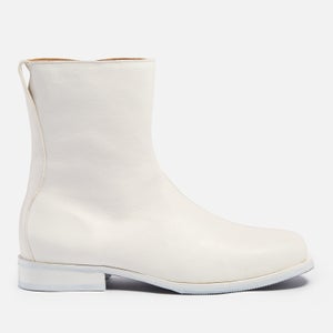 Our Legacy Men's Slim Camion Boots - White Collapse Leather