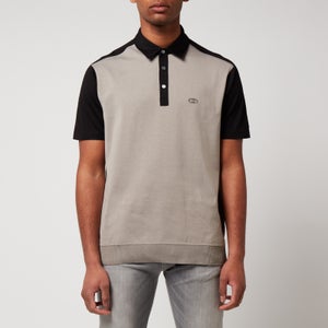Salvatore Ferragamo Men's Short Sleeve Polo Shirt - Grey