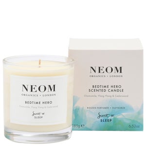 Neom Organics London Scent To Sleep Bedtime Hero 1 Wick Candle 185g