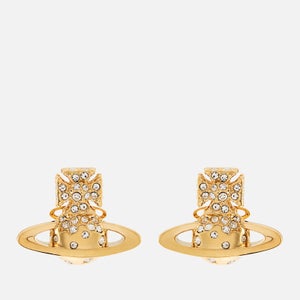 Vivienne Westwood Women's Porfiro Bas Relief Earrings - Gold/Crystal