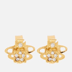 Vivienne Westwood Women's Brandita Stud Earrings - Gold White