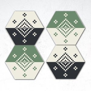 Ragina Hexagonal Coaster Set
