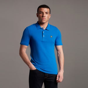 Plain Polo Shirt - Bright Blue