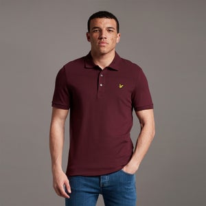 Plain Polo Shirt - Burgundy