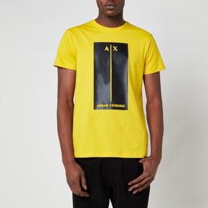 Armani Exchange Men's Logo T-Shirt - Acid Yellow