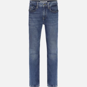 Calvin Klein Boys' Slim Jeans - Essential Mid Blue Stretch