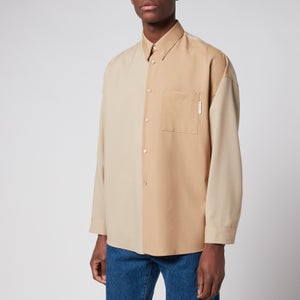 Marni Men's Colour Block Shirt - Soft Beige