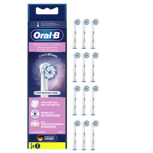 Oral-B Sensitive Clean Aufsteckbürsten, weiß, 4x3 Stück
