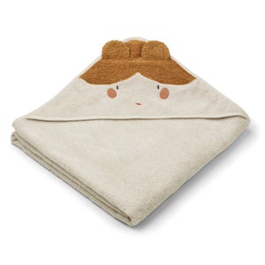 Liewood Augusta Hooded Towel - Doll/Sandy