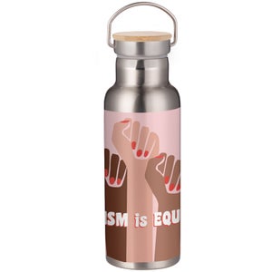 Feminist Feminism Is Equality Portable Insulated Water Bottle - White