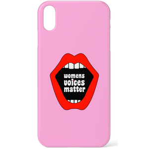 Feminist Womens Voices Matter Phone Case for iPhone and Android