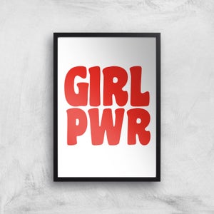 Feminist Girl Pwr Giclee Art Print