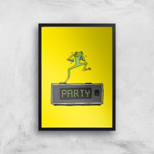 Party Frog Giclee Art Print